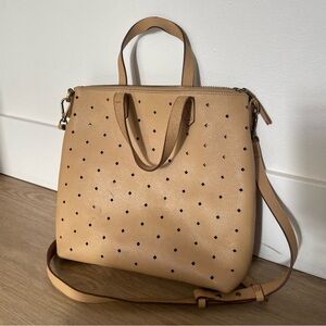Madewell Small Transport Purse Bag (Beige/Tan)